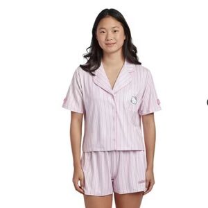 Hello Kitty Striped Pajama Top